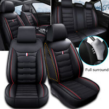 PU Leather Car Seat Covers Front Rear Full Set Cushion For Nissan Altima Sentra picture