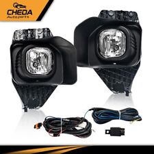 Clear Driving Fog Light + Wiring+Bezel Fit For 2011-16 Ford F250-F550 Super Duty picture