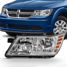 For 2009-2020 Dodge Journey Headlight Headlamp W/Chrome Trim Driver Left Side LH picture