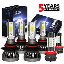 For Toyota Corolla 2009-2013 LED Combo Headlight Fog Light Kit Bulbs White 6500K picture