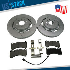 Maserati Granturismo Gt Front Brake Pads + Rotors Drilled & Slotted picture