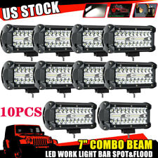 7inch 800W LED Work Light Bar Flood Spot Combo Fog Lamp Offroad Driving Truck picture