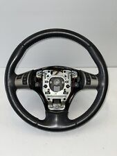 PONTIAC SOLSTICE STEERING WHEEL BLK/GRY LEATHER 06-09 N/A NON-GXP OEM w/ CTRLS picture