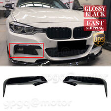 For BMW 2012-18 F30 F31 Glossy Black Front Bumper Upper Trim Air Vent Cover Fang picture