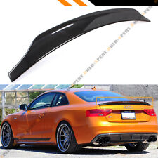 FOR 2009-2016 AUDI S5 RS5 CAT STYLE CARBON FIBER HIGHKICK TRUNK LID SPOILER WING picture