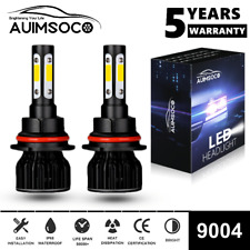 9004 4 Sides LED Headlight Bulbs for Dodge RAM 1500 2500 3500 1994-2001 High Low picture