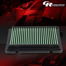 GREEN WASHABLE DROP IN HIGH FLOW AIR FILTER PANEL FOR 2004-2011 CHEVY AVEO/AVEO5 picture