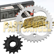 Gold Drive Chain And Sprockets Kit for Honda TRX400EX Sportrax 400 2X4 1999-2004 picture