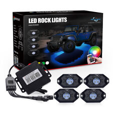 4 Pods RGB LED Rock Lights Off-road Bluetooth Controller Neon LEDs LAMP 2nd-Gen picture