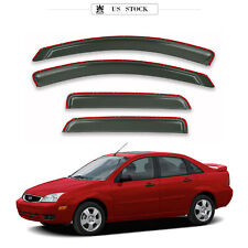 Window Visor Inchannel Guards for 00-05 Ford Focus ZX4 Sedan,04-07 ZX5 Hatchback picture