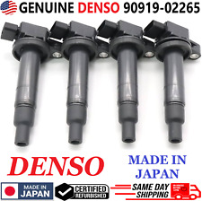 OEM GENUINE DENSO x4 Ignition Coils For 2000-2016 Toyota & Scion I4, 90919-02265 picture