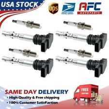 spark plugs+Ignition Coils for Audi A4 A6 Allroad TT VW Beetle Golf Jetta Passat picture