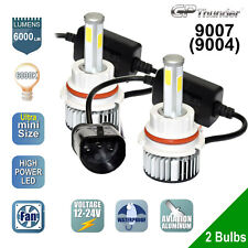 4-Sides 2x 9007 9004 HB5 COB LED Headlight Kit Hi/Lo Power Bulbs 6000K White picture