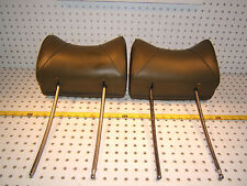 Mercedes 1979 Early W123 300 front seat VINYL Olive Green head 1 set of 2 Rests  picture