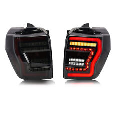 VLAND Pair LED Smoked Tail Lights For Toyota 4 Runner 2010-2022 Plug and Play picture