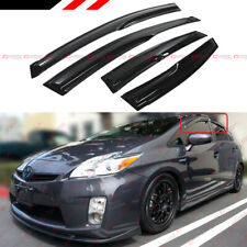 JDM WAVY 3D STYLE SMOKED WINDOW VISOR VENT SHADE FOR 2010-15 TOYOTA PRIUS ZVW30 picture