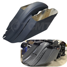 GFRP Stretched Saddle Bags Rear Fender Long Tail For Harley Touring Bagger 14-23 picture