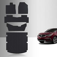 ToughPRO Full Set Floor Mats BLACK For Acura MDX All Weather 2014-2020 picture