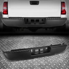 For 14-18 Chevy Silverado GMC Sierra 1500 Black Rear Step Bumper w/o Sensor Hole picture