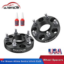 2Pcs 5x114.3mm Wheel Spacers Adapter 25mm For Infiniti G35 Nissan Altima Sentra picture