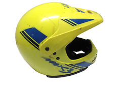 Vintage Lazer MX3 Motocross Helmet Motorcycle Dirt Bike 1989 CROSS BMX yellow L picture