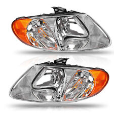 For 2001-2007 Dodge Caravan Replacement Clear Headlights Headlamps Corner Lamp picture