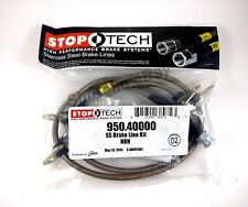 STOPTECH SS BRAIDED FRONT BRAKE LINES FOR 95-97 HONDA CIVIC DEL SOL VTEC picture