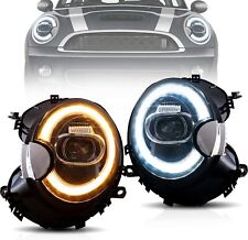 VLAND Headlights Fit 2007-2013 BMW Mini Cooper R55 R56 R57 R58 R59 W/Startup DRL picture