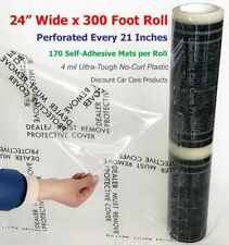 Sticky Floor Mats 24” Wide x 300’ Roll | 21” Perforated Adhesive Floor Mats 4mil picture