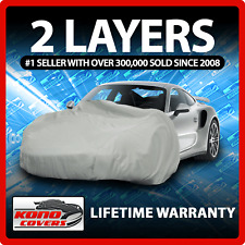 2 Layer Car Cover - Soft Breathable Dust Proof Sun UV Water Indoor Outdoor 2201 picture