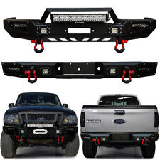 Vijay Fit 1993-1997 Ford Ranger Front or Rear Bumper w/Winch Plate & LED Lights picture