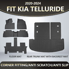 Cargo Liner with Backrest Mats Trunk Liners For 2020-2024 Kia Telluride picture