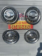 1962-65  Chevrolet Corvair 14” set 4  Wire  Spinners Very Nice Original.Gm Rare picture