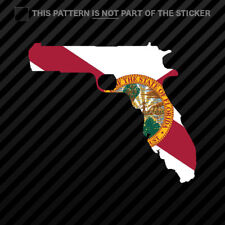 Gunshine Florida State Gun Shape Sticker Self Adhesive Vinyl FL Sunshine Guns 2A picture