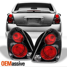 Fits 02-06 Altima SE-R Style *Hyper Black* Tail Lights Brake Lamps Replacement picture