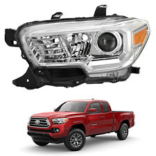 For 2016 2021 Toyota Tacoma Halogen Headlight Assembly w/o LED DRL Driver Side picture