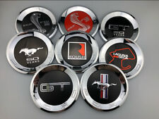 Chrome Black Decklid Emblem 5.9'' Round Trunk Badge For Mustang SHELBY GT500 picture