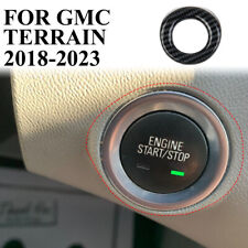 Carbon Fiber Engine Start/Stop Push Start Button Cover Trims Fit for GMC Terrain picture