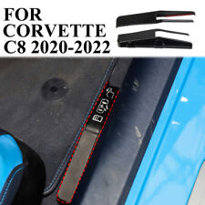 2PCS Carbon Fiber Forced Door Opening Switch Cover Trim for Chevy Corvette C8 picture
