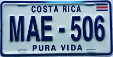 COSTA RICA PURA VIDA CENTRAL AMERICA LICENSE PLATE  CRLP 9 picture