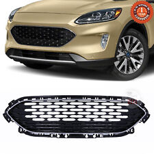 Fit Ford Escape 2020-2022 Front Bumper Upper Grille Assembly W/Chrome Trim picture