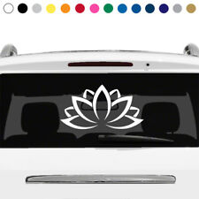 Lotus Yoga Decal Spiritual Flower Symbol Sticker Rear Window Car Truck Suv v3 picture