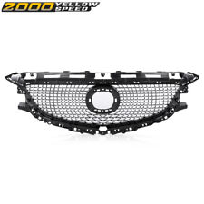 Fit For 2014-2016 Mazda 6 Atenza Diamond Front Bumper Mesh Hood Grille Grill  picture