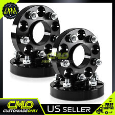 4pc 25mm Black Hubcentric Wheel Spacers 5x120 For RLX TLX Civic Type-R Ridgeline picture