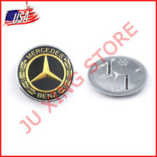 FOR MERCEDES BENZ FRONT HOOD BADGE GOLD EMBLEM X253 W293 X167 W209 A1298880116 picture