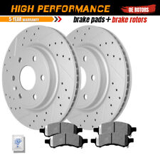 Front Drilled Brake Rotors+Brake Pads For Enclave Traverse Acadia Outlook picture