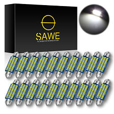 20 x Ultra White 41MM 42MM 3014 36SMD Dome Map LED Light Bulbs 578 211-2 212-2 picture
