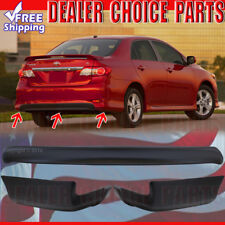 For 2011 12 2013 Toyota Corolla Factory Style 3PC Rear Bumper Chins Lip Body Kit picture