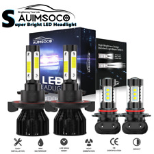 For 2004-2014 Ford F-150 F150 LED Headlight High Low Beam + Fog Light Bulbs Kit picture