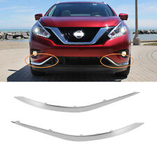 Bumper Trim Set For 2015-2018 Nissan Murano Front Left and Right Lower Chrome picture